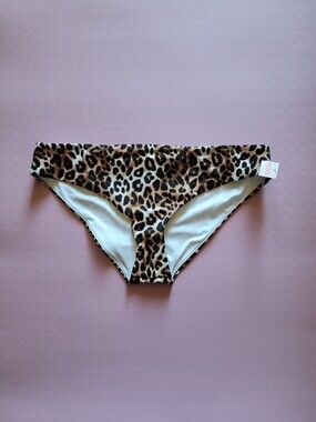 Nwt VS PINK Leopard Print Bikini Bottoms